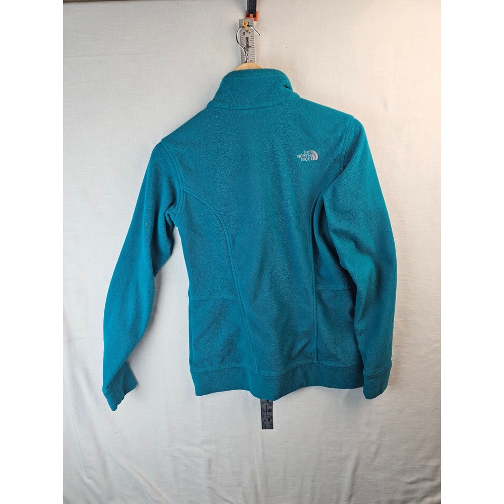 The North Face Womens TKA 100 Full Zip Fleece Jacket Teal Blue Medium - Picture 7 of 13